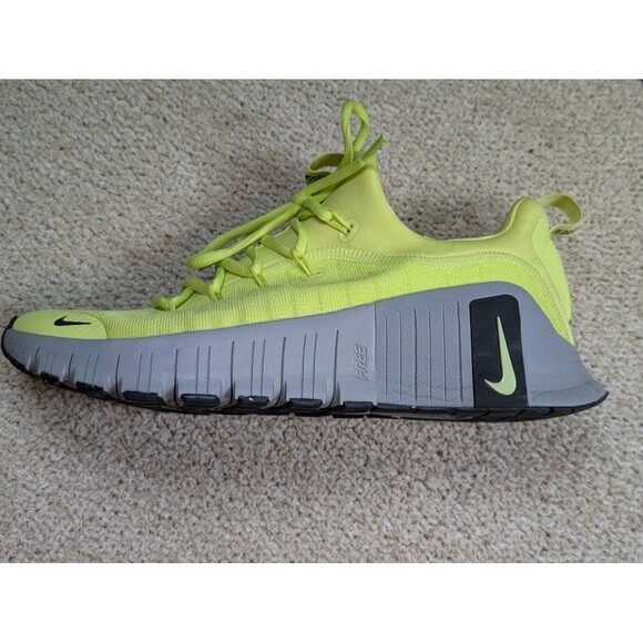 Nike Free Metcon 6 Volt Photon Dust Gray Training Shoes Men’s 9.5 FJ7127-700 - Picture 5 of 8